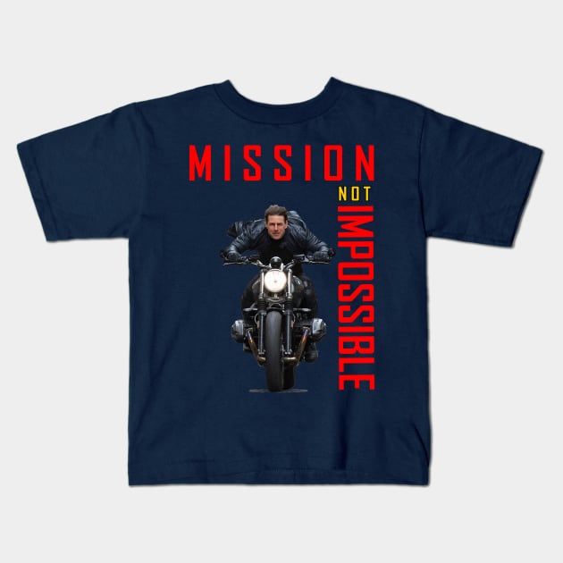 Mission not Impossible cool design Kids T-Shirt by Eagle Funny Cool Designs